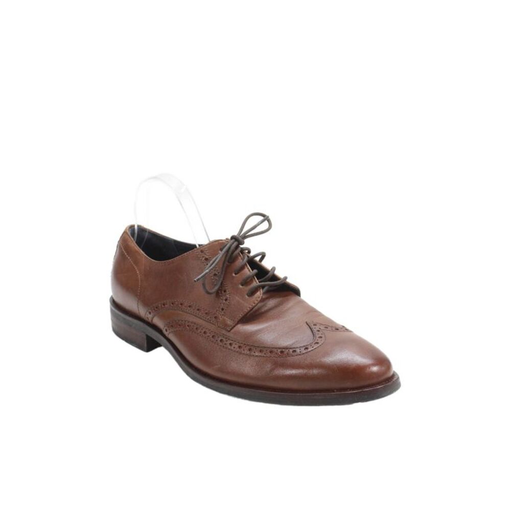 Cole Haan Grand.OS Mens Leather Oxford Dress Shoes Brown Size 11.5 Medium